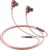 amazon basics in-Ear Wired Earphones with 9 mm Dual Drivers, in-Line Mic, Powerful Bass, Noise Isolation, 3.5 mm Audio Jack (Black and Red)