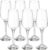 Amazon Brand – Solimo Champagne Glass Set, 220ml, Set of 6, Transparent