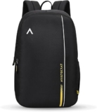 Aristocrat Nova 15L Laptop Backpack for Men & Women with Bottle Pocket | Padded Shoulder Straps, Multi Compartments | Travel & College Bag | Dark Black