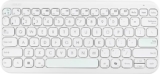 ASUS Marshmallow KW100 Wireless Keyboard – Iridescent White | Silent Scissor Keys, Compact Design, 2-Year Battery Life, Compatible with Windows/Mac/Chrome/iOS/with Dedicated Copilot Key
