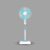 Bajaj Rapido 400 mm Pedestal Fan, Pearl Blue