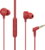 boAt Bassheads 103 Red Wired Headset  (Red, Wired in the ear)
