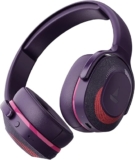 boAt Rockerz 425 Bluetooth Headphones Wireless On Ear Headphones Signature Sound, Enx Tech, ASAP Charge, 25H Playtime, Bluetooth Headphones V5.2, Dual Pairing with Mic(Techno Purple)