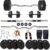 BULLAR Home Gym Set (8-30) kg Home Gym Combo with Curl Rod and Pair of Dumbbell Rods Gym Equipment for Men