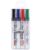 Camlin Kokuyo PB White Board Marker – Pack of 4 Assorted Color