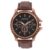 Cartney Copper Analog Black Dial Brown Leather Strap Watch for Men’s – CTY-CPR-11