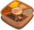 Clazkit Plastic Square 7 Section Multipurpose Masala Dabba, Spice Box Set – Color May Vary