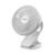 Crompton Siro Rechargeable Clip Fan 100MM | Safety Grill Design | Replaceable Battery | Type-C Charging (White)