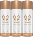 DENVER Imperial Body Spray – For Men  (540 ml, Pack of 3)