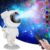 Desidiya® Astronaut Galaxy Projector with Remote Control – 360° Adjustable Timer Kids Astronaut Nebula Night Light, for Gifts,Baby Adults Bedroom, Gaming Room, Home and Party (Corded Electric)