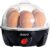 Dokro Electric Instant Egg Boiler | Boils 7 Eggs | 3 Boiling modes(soft, medium, hard) | Smart Overheat Protection | 75ml | Black | Includes 1 Measuring Cup
