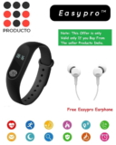 Easypro Bluetooth M2 Fitness Band With Heart Rate Sensor Smart Band And Fitness Tracker (Black) Rs.1199