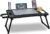 FurniGully Foldable Multipurpose Wood Portable Laptop Table (Finish Color – BLACK, Pre Assembled)