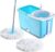 Ganesh MASTER PLASTIC SPIN Wet & Dry Mop  (Blue)