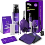 Gizga Pro Series 11-in-1 Cleaning KIT – 150ml Cleaning Spray, Air Blower, 50-Lens Tissues, Swabs & Wipes, Brushes, Key Puller, Microfiber Cloths & More