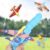 GRAPHENE Airplane Launcher Toys for Kids, 1 Launchers and 4 Foam Glider Boys Girls 4-14 Years Old
