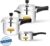 Greenchef Coral Combo 5 L, 3 L, 2 L Pressure Cooker  (Aluminium)