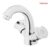 Hindware Lyra F920034CP 2-in-1 Brass Center Hole Basin Mixer for Bathroom (Chrome Finish)