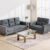 Home Centre Helios Vive Fabric 3+2 Seater Sofa Set – Grey