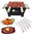 HOT LIFE SmallCharcoalGrillWith4WoodenHandleSkewers Charcoal Grill