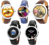 Jack Klein 5 Stylish Round Dial Different Color Strap Quartz Analogue Watch – For Men Rs.474