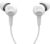 JBL C100SI Wired In Ear Headphones with Mic, JBL Pure Bass Sound, One Button Multi-function Remote, Premium Metallic Finish, Angled Buds for Comfort fit (White)