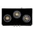 Kaff 3 Burner Cooktop (Black, KC 71 3B SBJ)