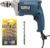 KHADIJA Drill Machine 10mm With Free 13Pcs HSS Drill Bits & 1Pc Masonary Bit Combo 6 Months Warranty (Blue)