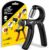 Konex Adjustable Hand Gripper Strengthener for Men & Women | Hand Exercise Equipment for Home and Gym Workouts (Without Counter, Black)