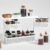 Kuber Industries Metal Kitchen Organizer Rack | 3-Tier Kitchen Counter Top for Storing Spices, Pantry Storage & Cosmetic Items | Multi-Purpose Kitchen Stand – White