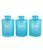 Laplast – 100059 Plastic Air Tight Container, 1-Litre, Set of 3, Blue