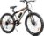 Leader Beast 26T Multispeed (7 Speed) Mountain Bike with Front Suspension & Dual Disc Brake – MATT Black/SEA Green. Ideal for 12 + Years (Frame: 18 Inches)