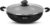 Lifelong Non-Stick Aluminium 2 litre Kadhai with Glass Lid, 24cm, Black/Grey (Induction and Gas Compatible)