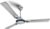 LONGWAY Starlite-1 P1 1200 mm/48 inch Ultra High Speed 3 Blade Anti-Dust Decorative Star Rated Ceiling Fan (Silver Blue, Pack of 1)