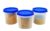 Mahaware Alpha Modular Kitchen Container Set, 300ml, Set of 3, Blue