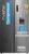 Midea 560 L Side by Side,Frost Free Refrigerator|Water Dispenser |Inverter Compressor (MDRS704FGF46 Bru Steel),Grey