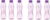 Milton Oscar 1000 ml Bottle  (Pack of 6, Purple)