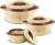 Milton Royal Jr. Insulated Inner Stainless Steel Casserole,Set of 3, (410 ml, 830 ml, 1.27 Litres) Brown