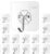 Misamo Enterprise PVC Wall Hooks, Pack of 15, Transparent
