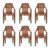 Nilkamal Patio Chair (Mango Wood, Set of 6)