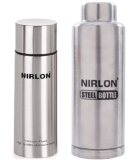 Nirlon Stainless Steel Flask and Freezer Bottle Set, 2-Pieces, Silver (VF500_FB_650) Rs.614 – Amazon