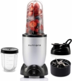 NutriPro Juicer Mixer Grinder – Smoothie Maker – 500 Watts (2 Jars & 1 Blade, Silver) – 2 Year Warranty