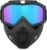 Otoroys 3 in 1 Bike Scoter Motorcycle Protective Goggles Bike Face Mask Bike Face Shield, Rainbow Visor