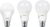 Philips 16 W, 9 W Standard B22 LED Bulb  (White, Pack of 3) Rs.399 – Flipkart