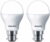 Philips 8.5 W Round B22 LED Bulb  (White, Pack of 2) Rs.165 – Flipkart