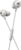 Philips SHE4305WT/00 Wired Headset  (White, Wired in the ear)