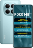 POCO M8 (Glacial Blue, 256 GB)(8 GB RAM)