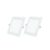 Polycab 6W LED Panel Light (Warm White, 3000K, 2 PCS, Cut Out: 3.93 inches)