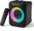 Portronics Apollo One 20W Wireless Bluetooth Portable Speaker with Wireless Karaoke Mic, 5 Hour Playtime, RGB LED Light, Bluetooth V5.3, Easy Grab Handle, USB/AUX in/TF Card, Type C Charging(Black)
