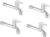 Prestige Flora Long body Bib Cock Tap – Pack of 4 Bib Tap Faucet  (Wall Mount Installation Type)